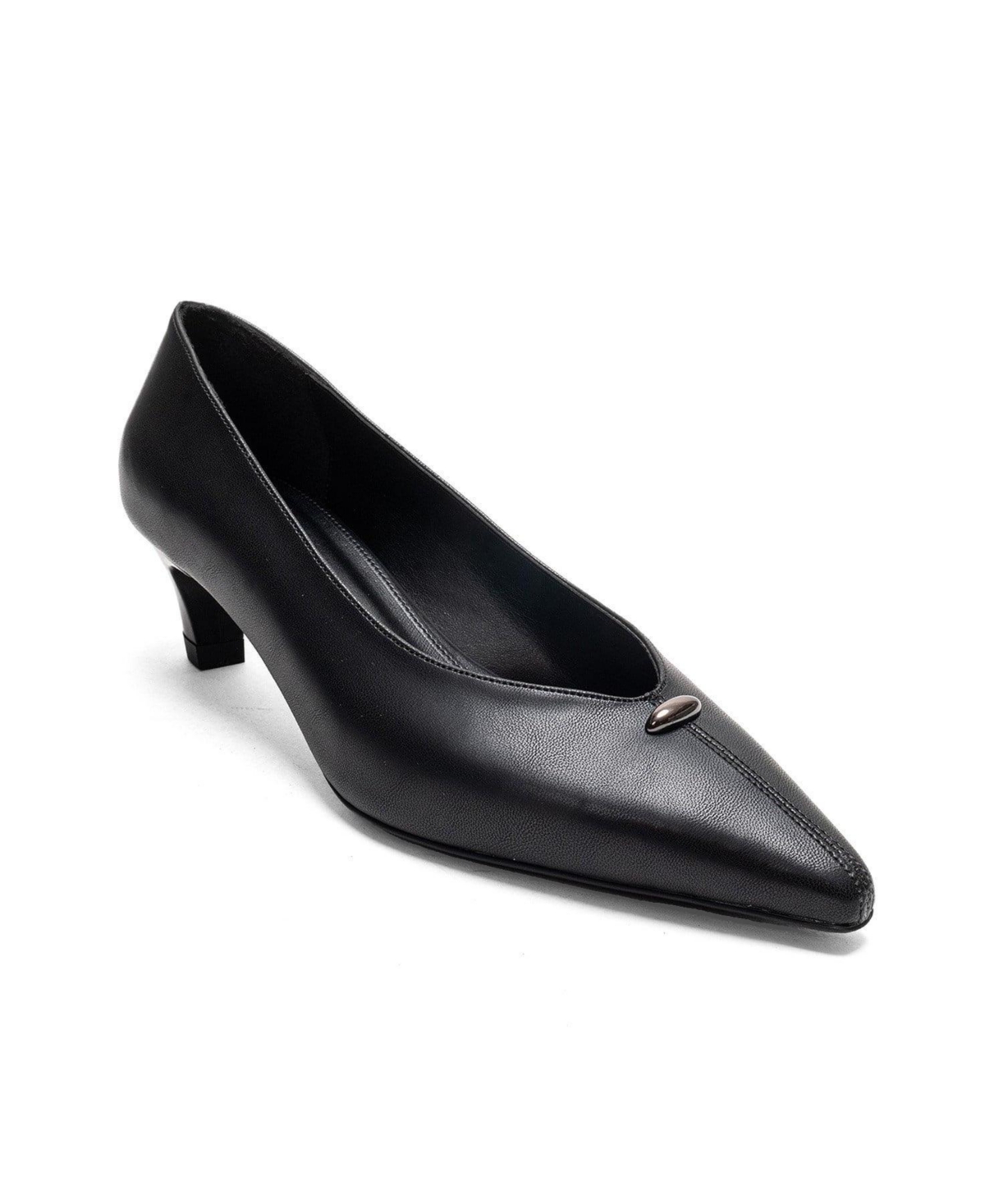 Prologue Shoes Versay Pointed Toe Kitten Heel Pump – Black Prologue Shoes Versay Pointed Toe Kitten Heel Pump – Black