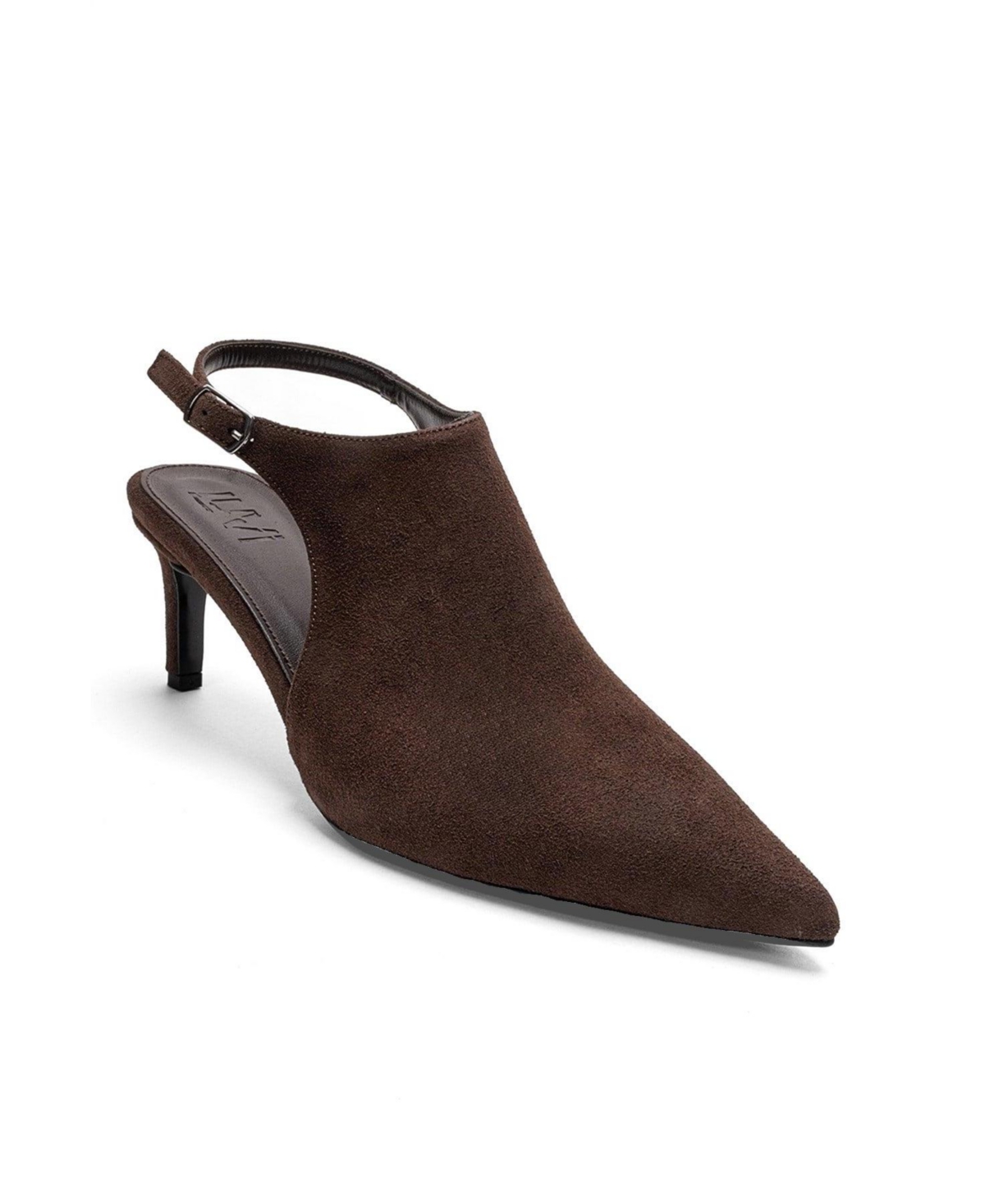 Prologue Shoes Vosalie Slingback Stiletto Pump – Brown suede Prologue Shoes Vosalie Slingback Stiletto Pump – Brown suede