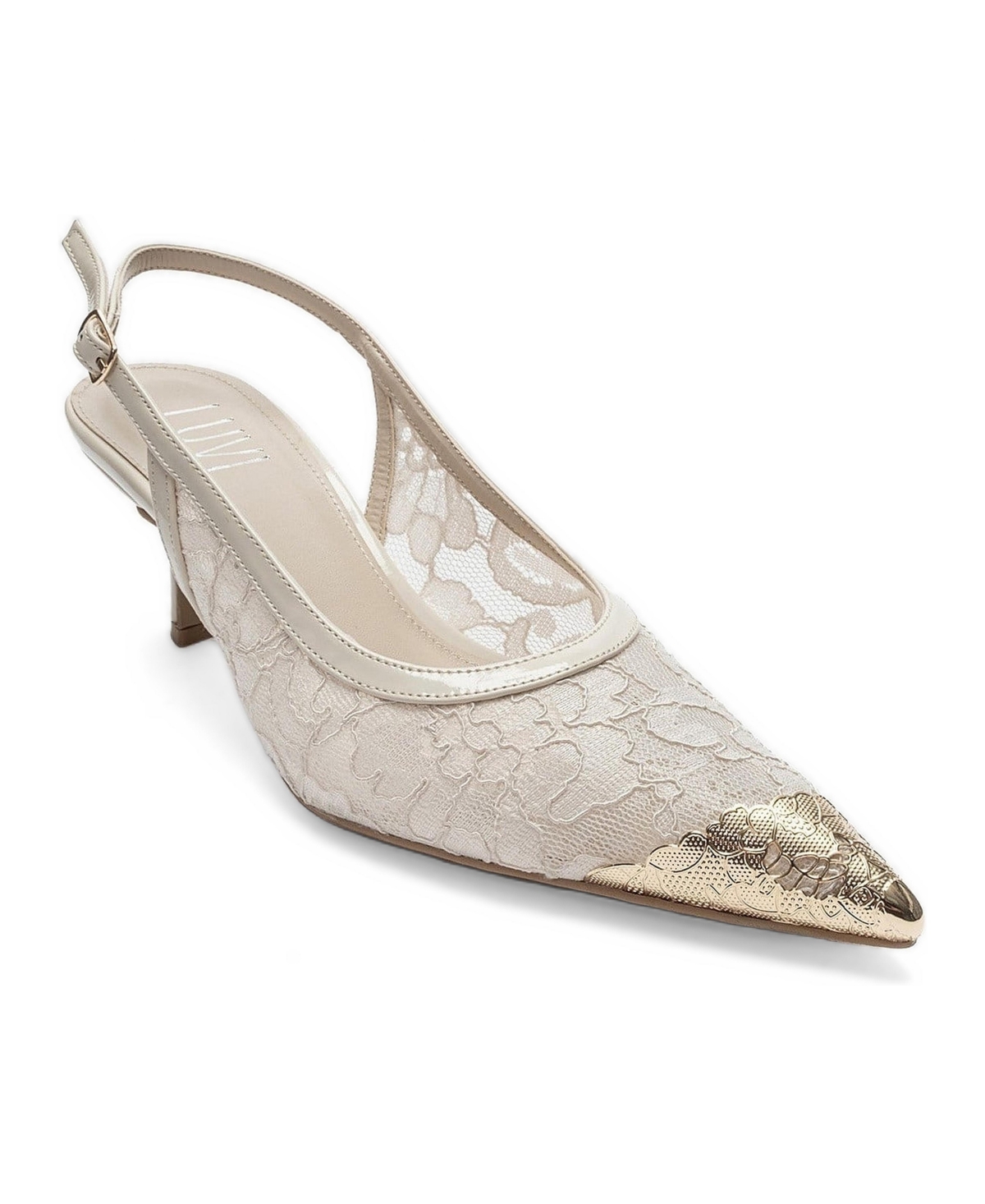 Prologue Shoes Women’s Clem Lace Slingback Pump – Ecru Prologue Shoes Women’s Clem Lace Slingback Pump – Ecru