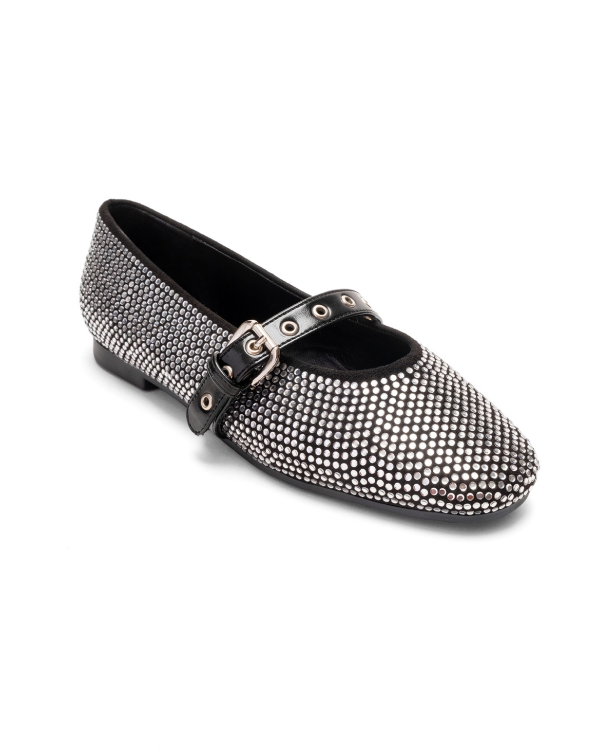 Prologue Shoes Women’s Clive Embellished Ballet Flat – Black