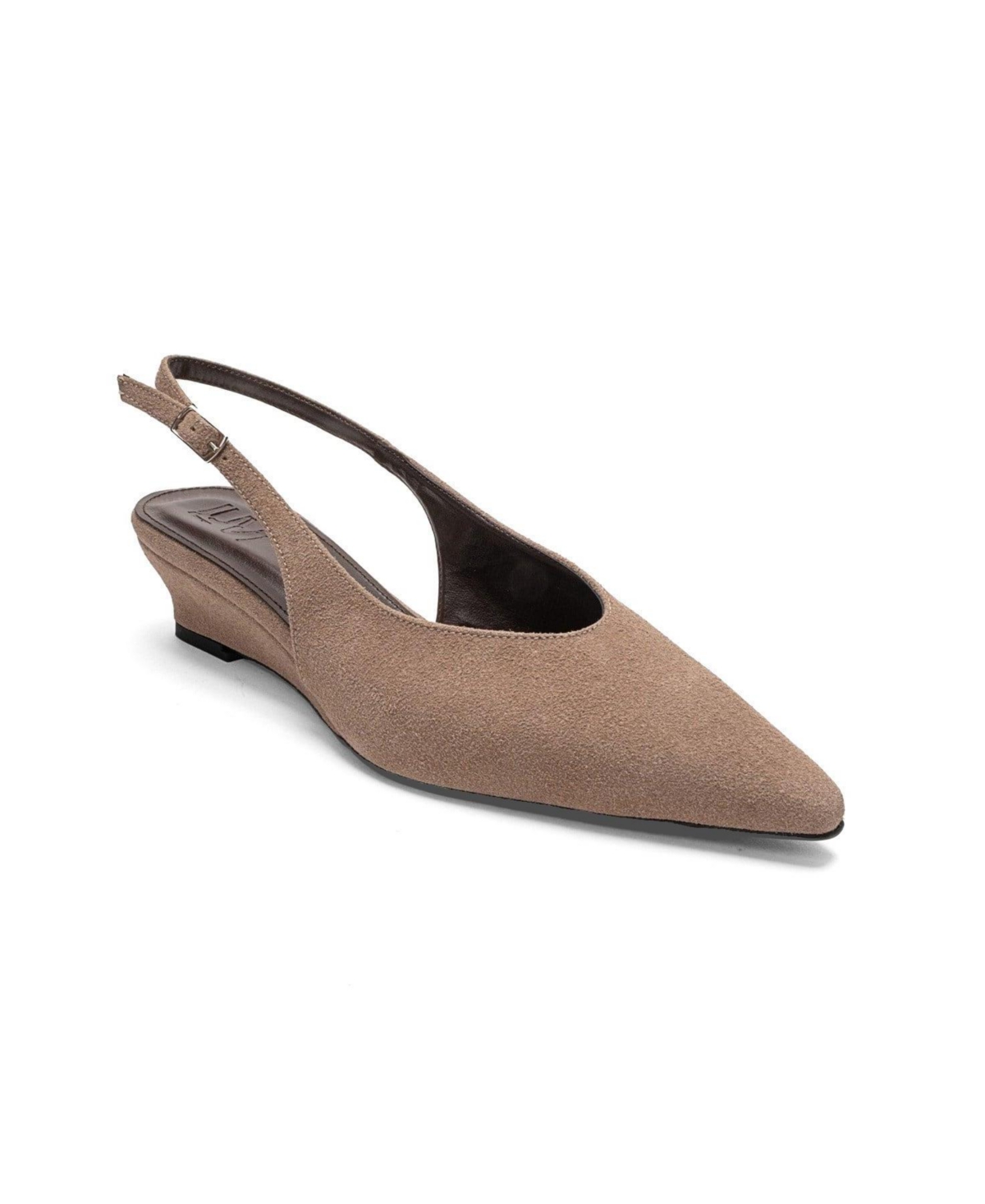 Prologue Shoes Women’s Cosella Slingback Pump – Mink suede