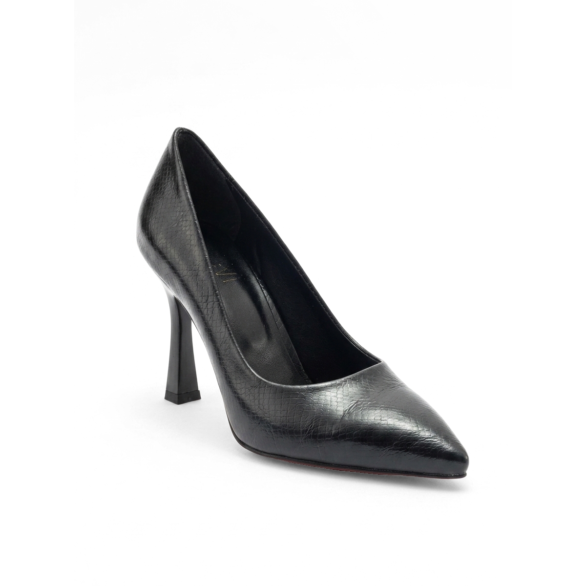 Prologue Shoes Women’s Forest Pointed Toe Pump (Women) – Black embossed faux leather Prologue Shoes Women’s Forest Pointed Toe Pump (Women) – Black embossed faux leather