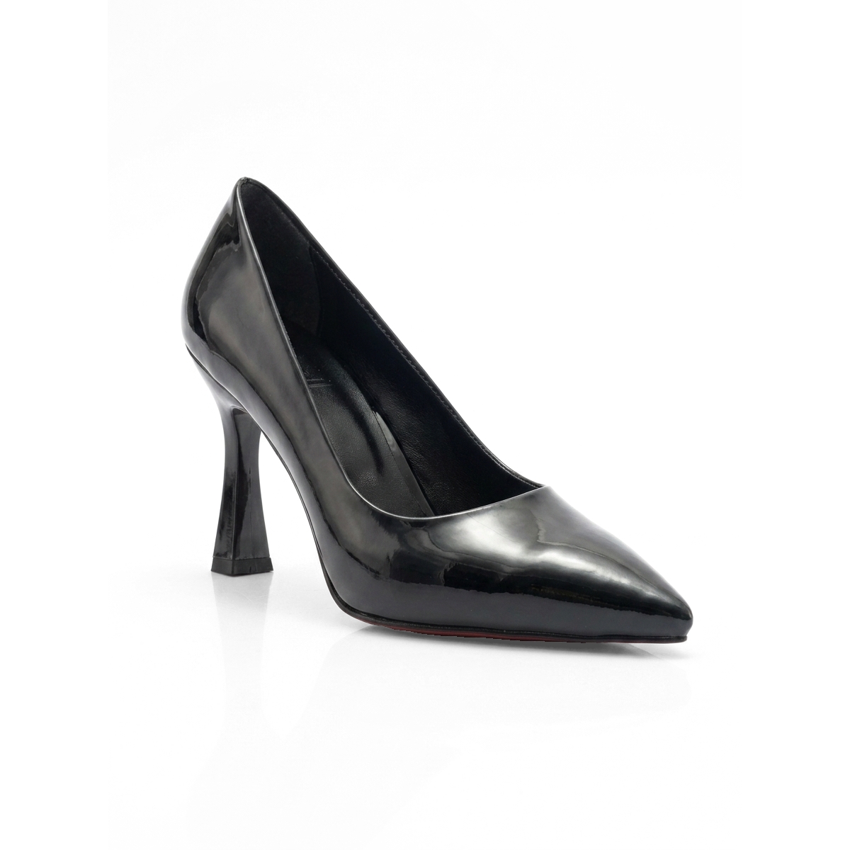 Prologue Shoes Women’s Forest Pointed Toe Pump (Women) – Black patent faux leather