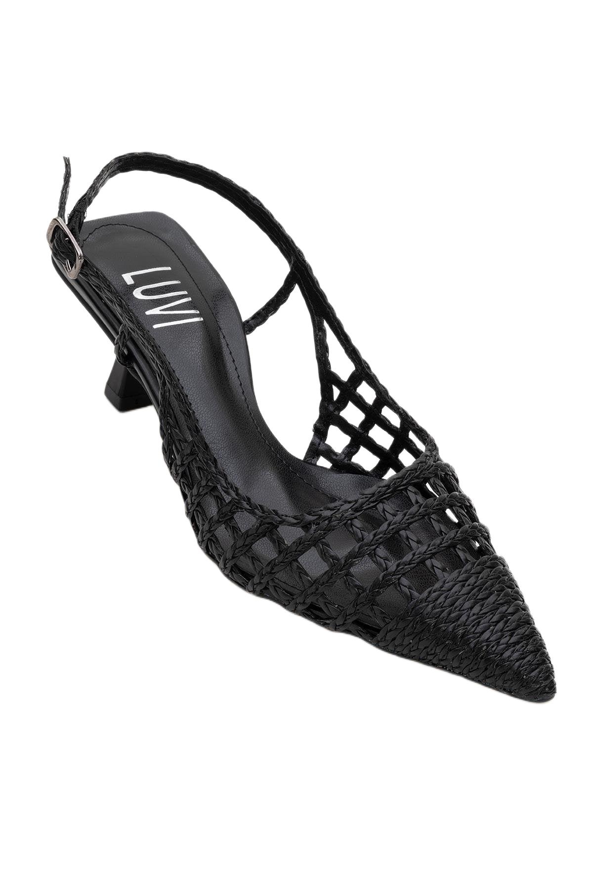 Prologue Shoes Women’s Heaven Knitted Pointed Toe Pumps – Black Prologue Shoes Women’s Heaven Knitted Pointed Toe Pumps – Black