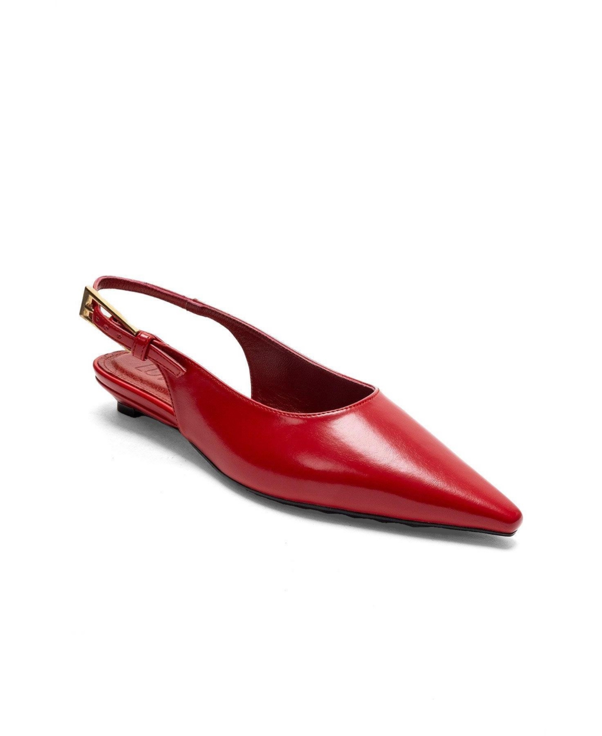 Prologue Shoes Women’s Jenna Slingback Pointed Toe Pump – Red