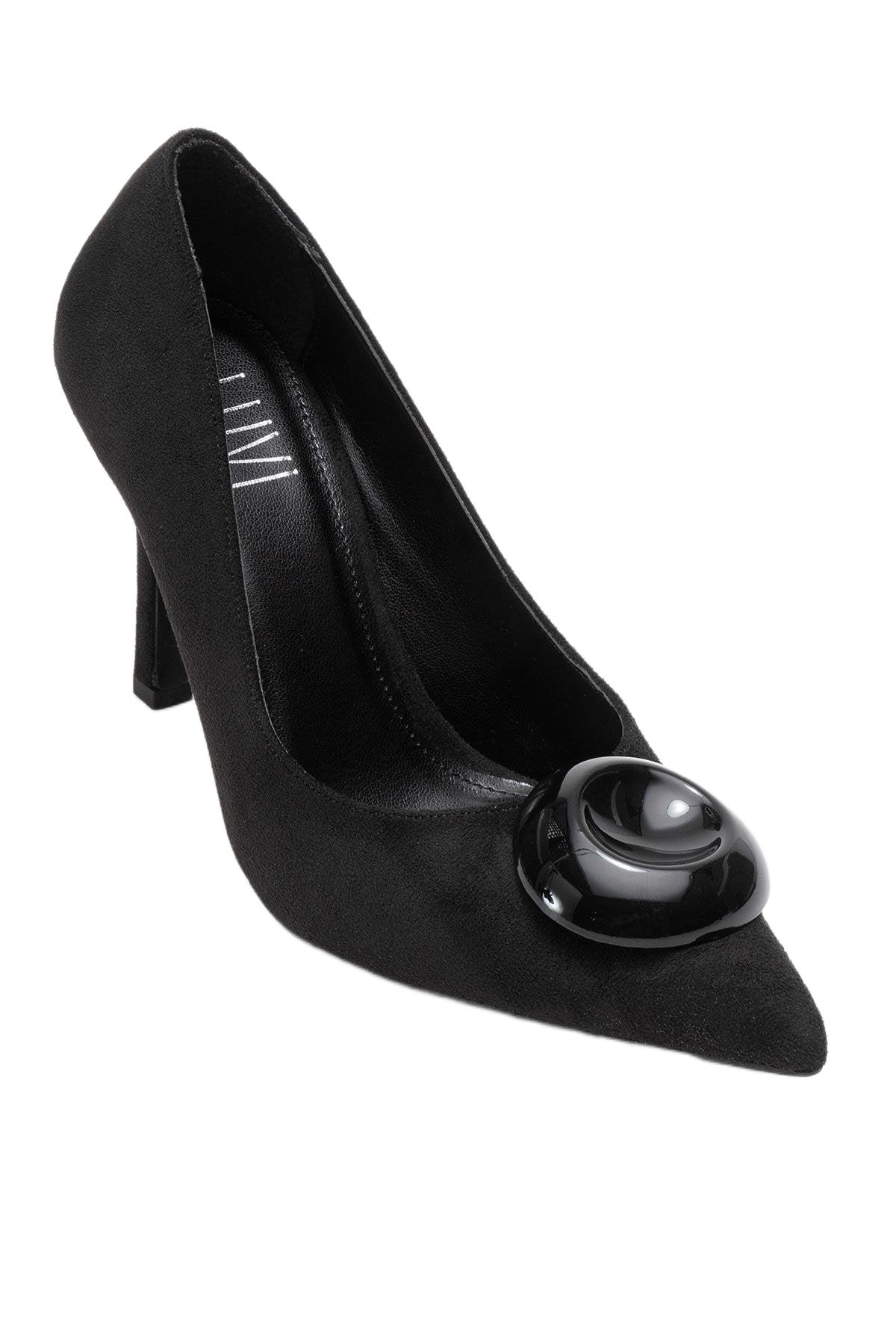 Prologue Shoes Women’s Jordana Pointed Toe Pump – Black suede Prologue Shoes Women’s Jordana Pointed Toe Pump – Black suede
