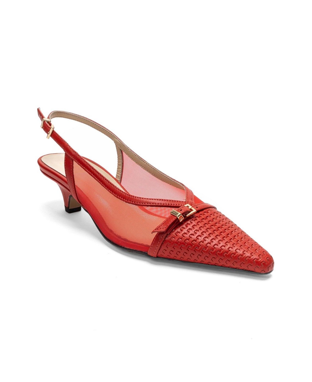 Prologue Shoes Women’s Laviera Mesh Slingback Pump – Red Prologue Shoes Women’s Laviera Mesh Slingback Pump – Red