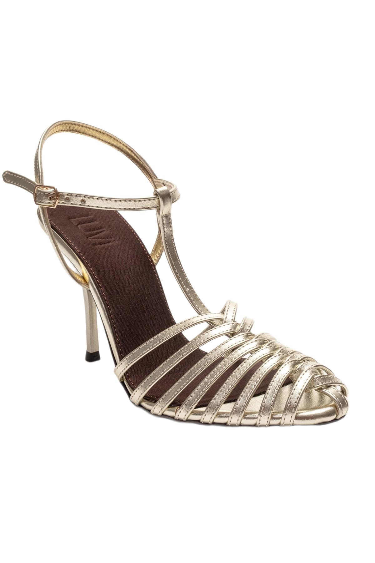 Prologue Shoes Women’s Pasion Stiletto Pump – Gold Prologue Shoes Women’s Pasion Stiletto Pump – Gold