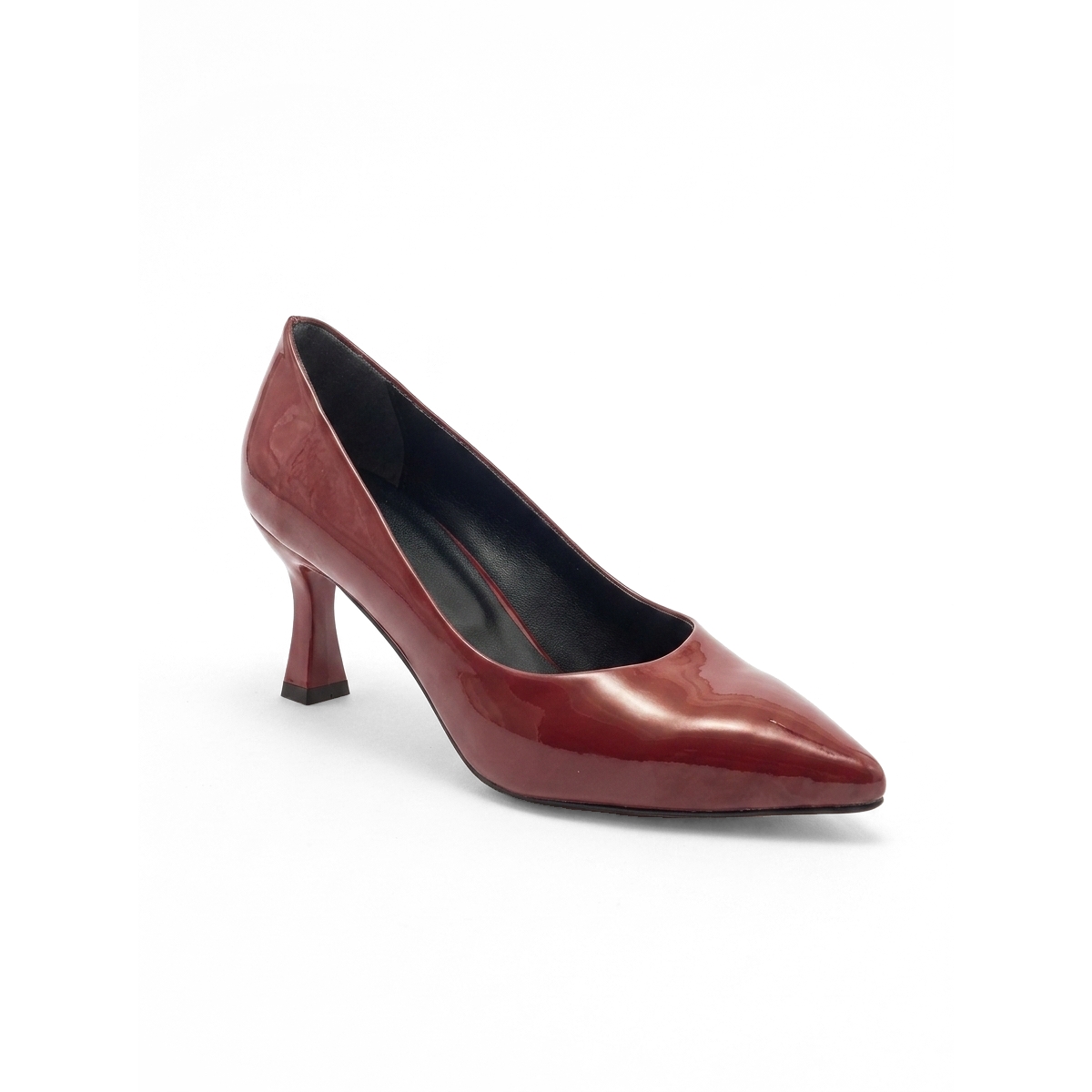 Prologue Shoes Women’s Pedra Pointed Toe Pump (Women) – Burgundy patent
