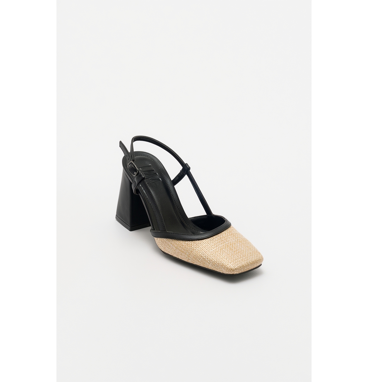 Prologue Shoes Women’s Rivie Raffia Square Toe Block Heel Pump – Black Prologue Shoes Women’s Rivie Raffia Square Toe Block Heel Pump – Black