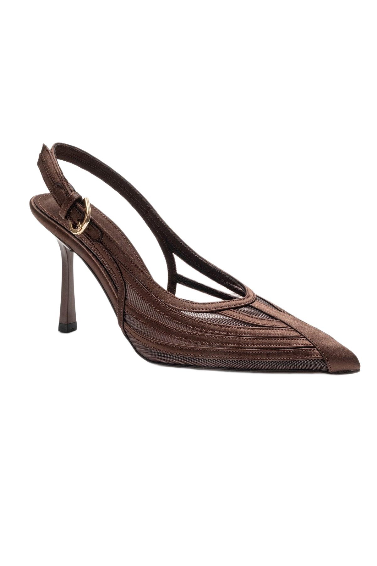 Prologue Shoes Women’s Safira Stiletto Pump – Brown