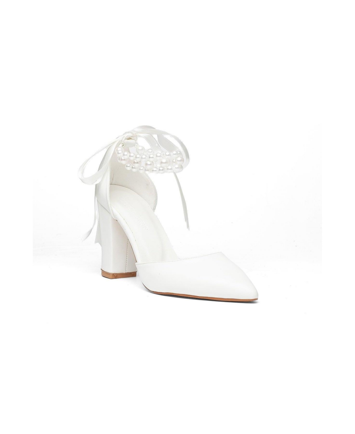 Prologue Shoes Women’s Sora Block Heel Bridal Pump – Ivory Prologue Shoes Women’s Sora Block Heel Bridal Pump – Ivory