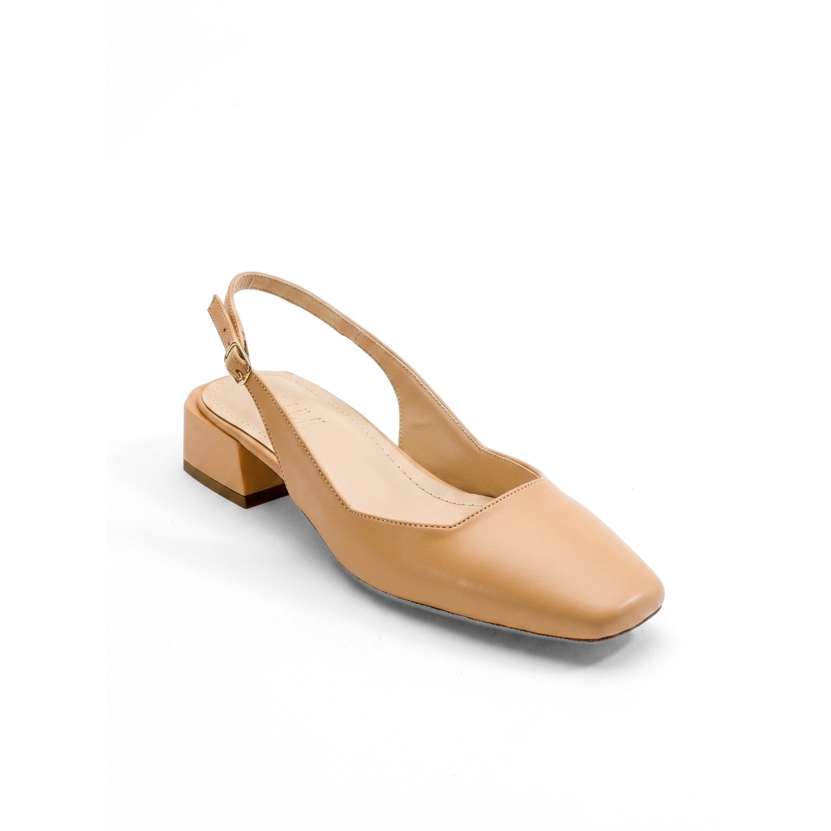 Prologue Shoes Women’s State Round Toe Slingback Pump (Women) – Dark beige