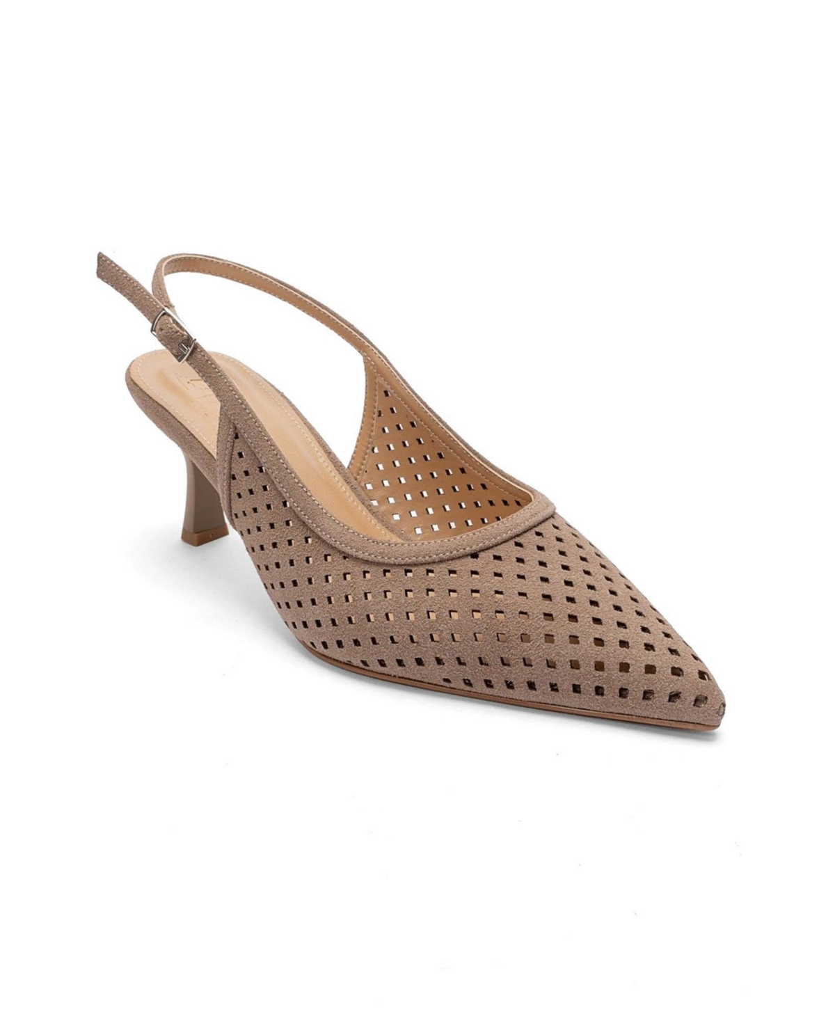 Prologue Shoes Women’s Uvien Stiletto Slingback Pump – Mink suede Prologue Shoes Women’s Uvien Stiletto Slingback Pump – Mink suede