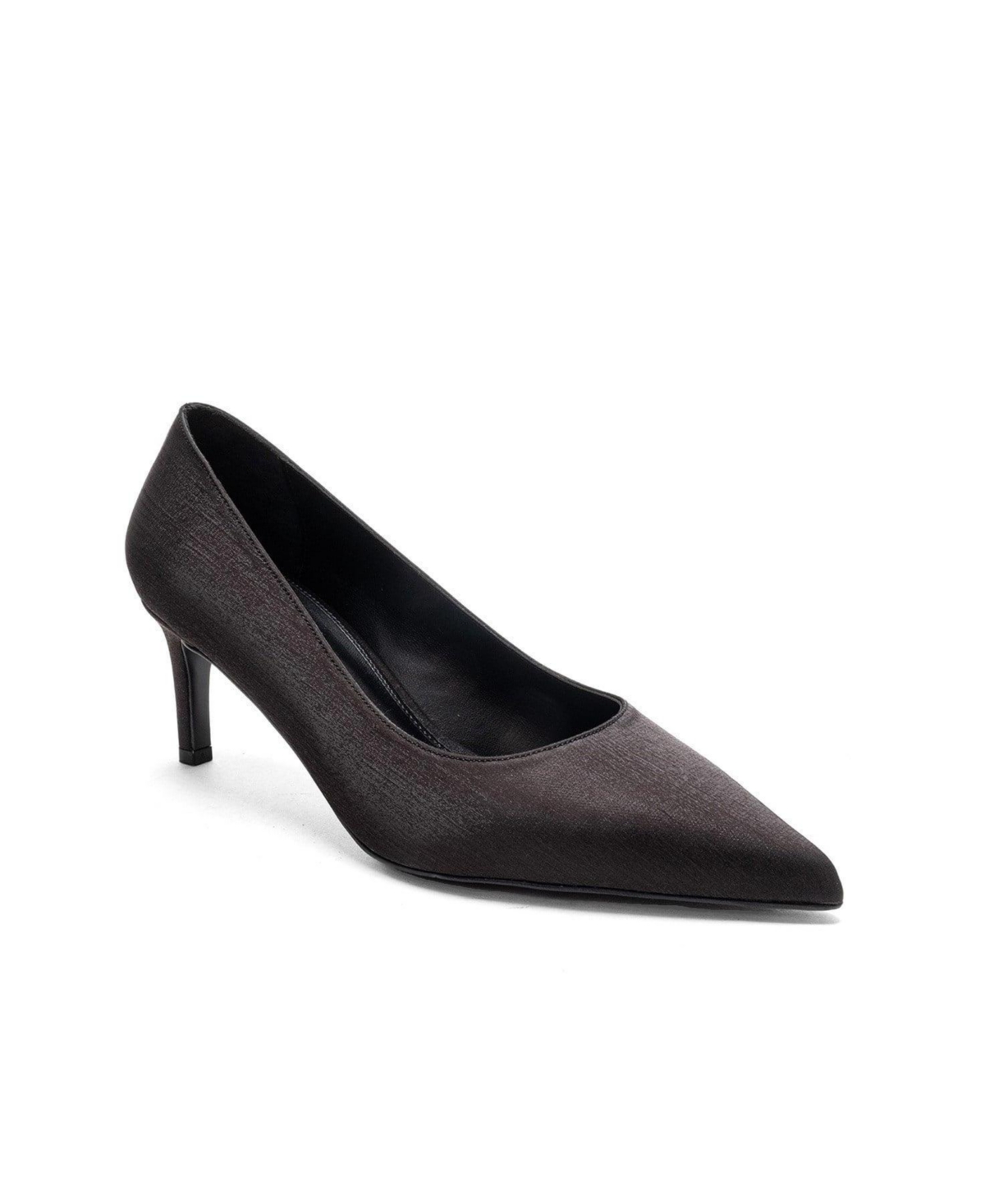 Prologue Shoes Women’s Velmira Stiletto Pump – Black satin