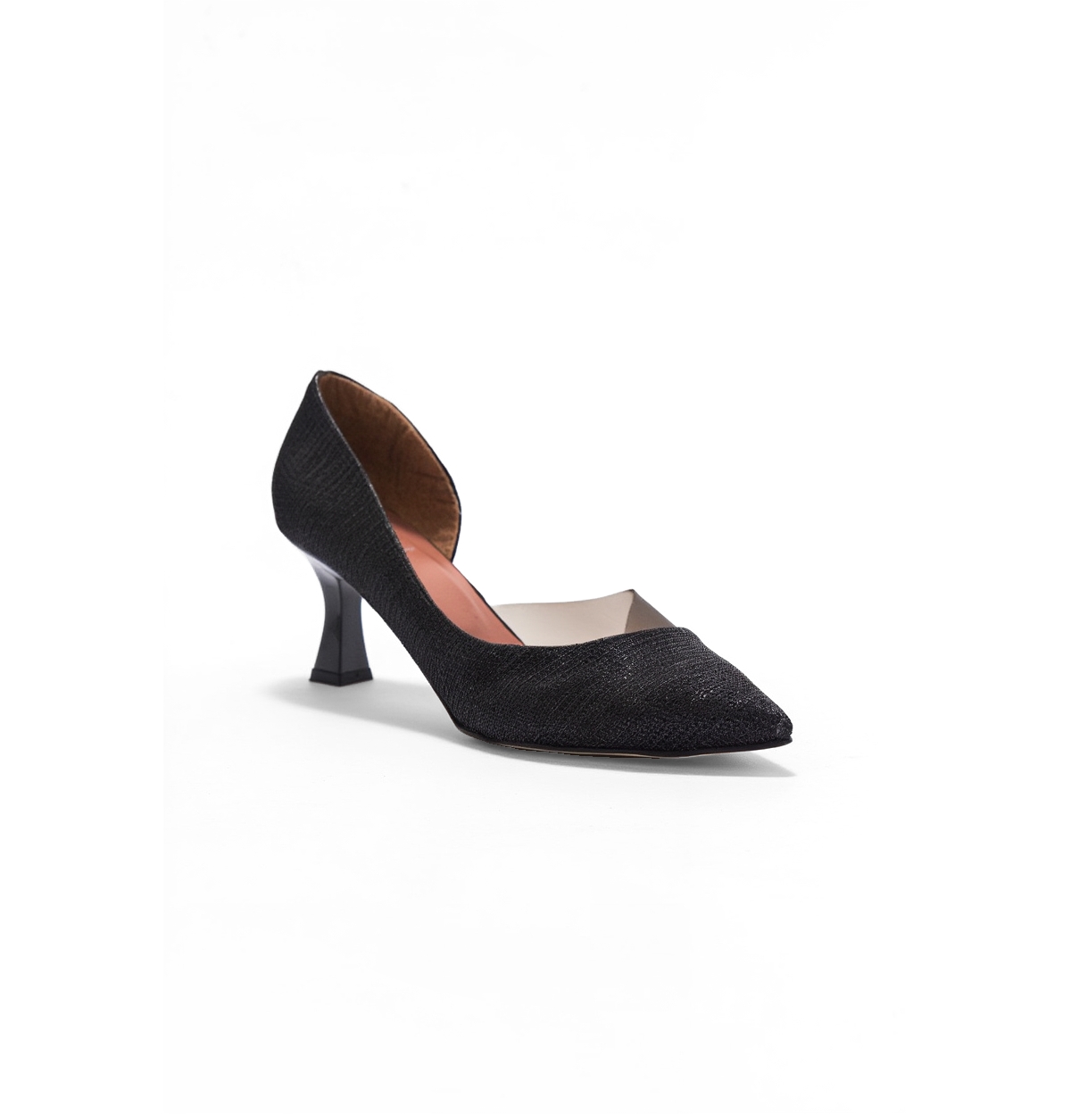 Prologue Shoes Women’s Vera Pointed Toe Pump – Black glitter faux leather Prologue Shoes Women’s Vera Pointed Toe Pump – Black glitter faux leather