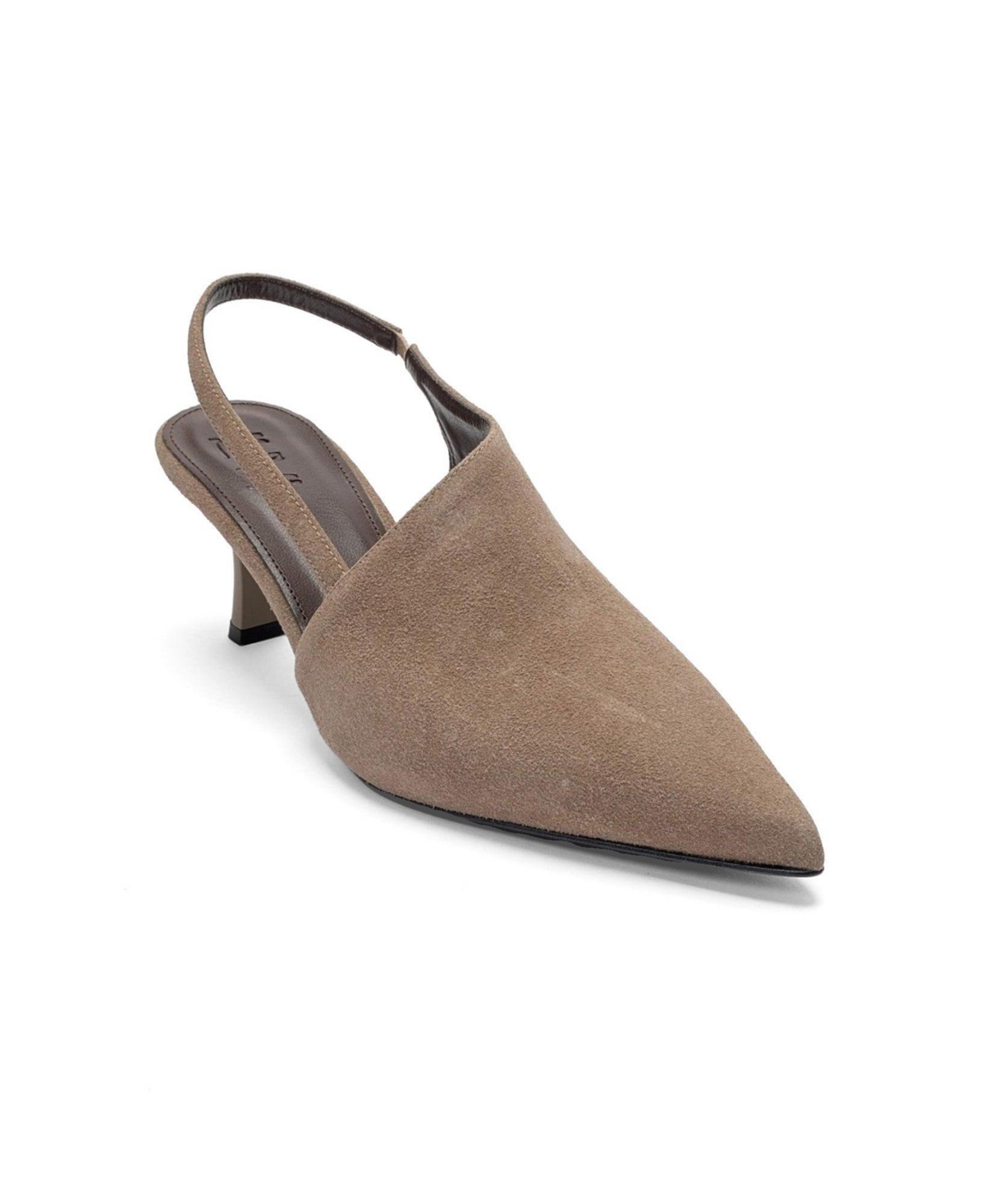 Prologue Shoes Women’s Yarel Stiletto Slingback Pump – Mink suede