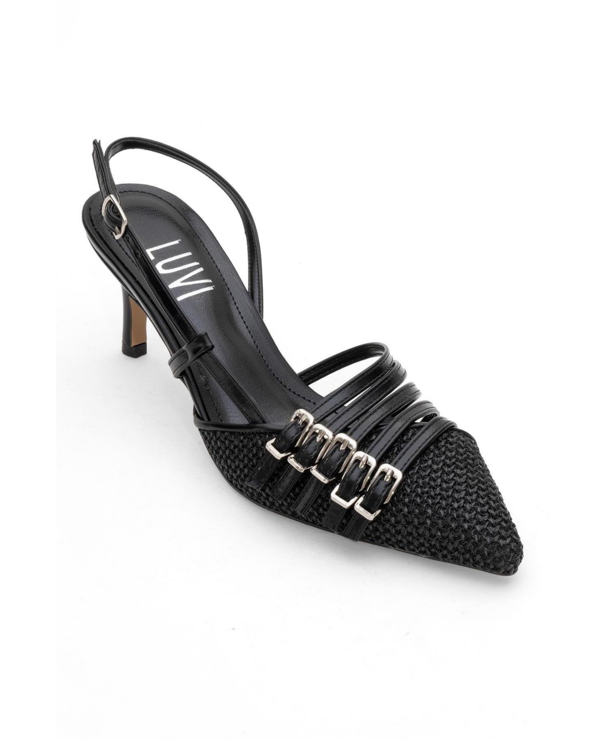 Prologue Shoes Zenith Slingback Pointed Toe Pump – Black Prologue Shoes Zenith Slingback Pointed Toe Pump – Black