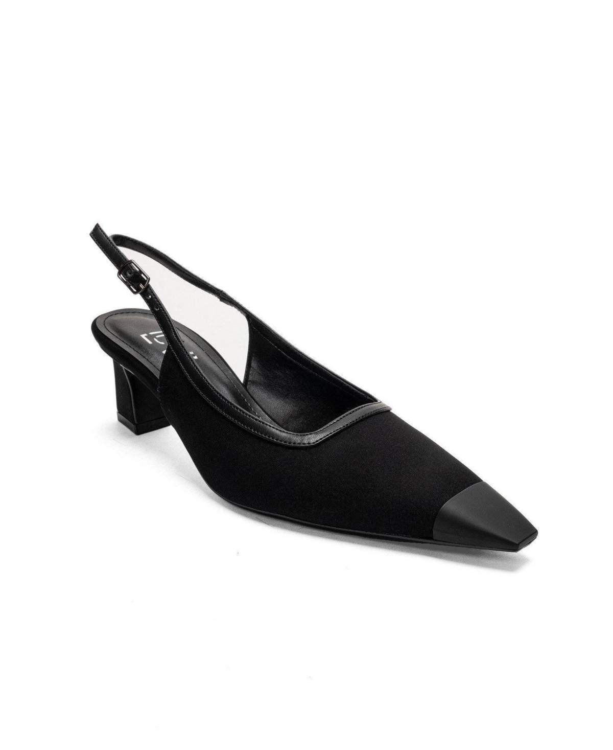 Prologue Shoes women’s Hilda Block Heel Pump – Black