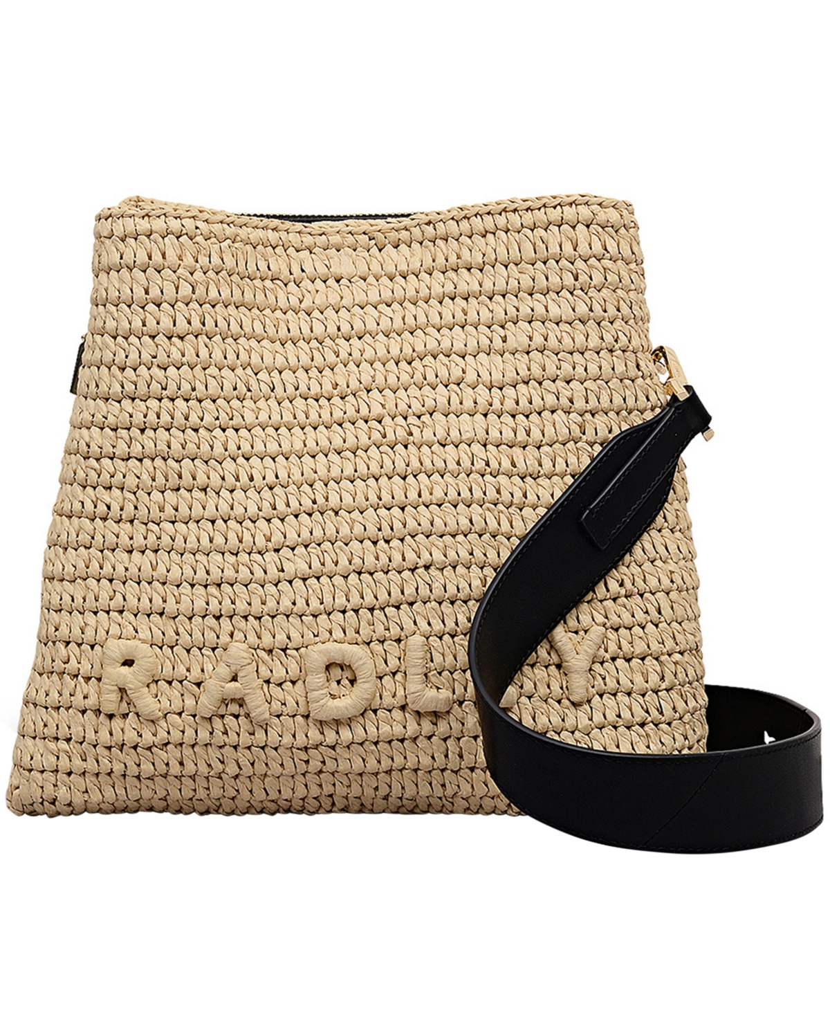 Radley London Raffia Small Compartment Crossbody Bag – Natural