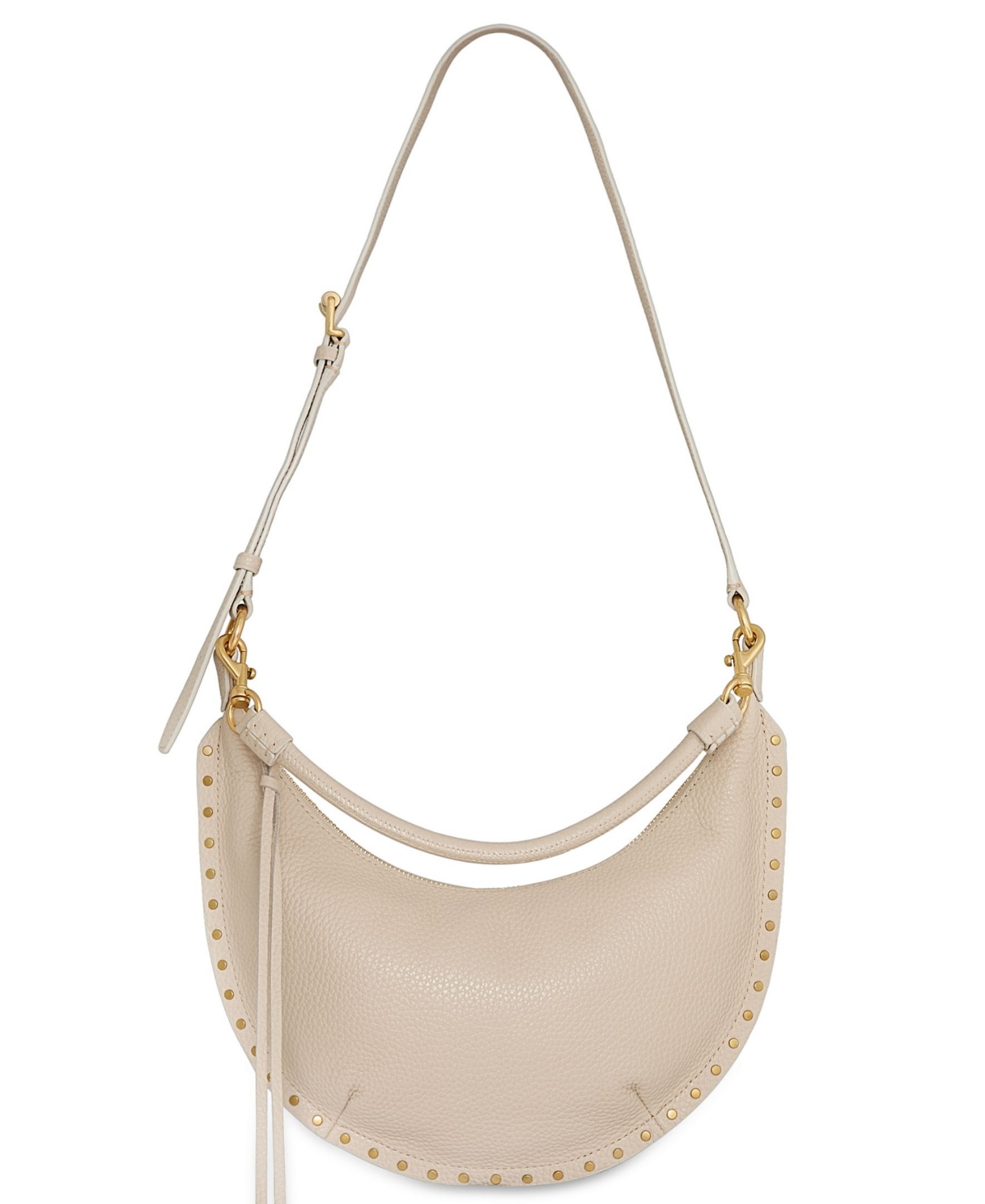 Rebecca Minkoff Darren Small Leather Crossbody Handbag – Stone Rebecca Minkoff Darren Small Leather Crossbody Handbag – Stone