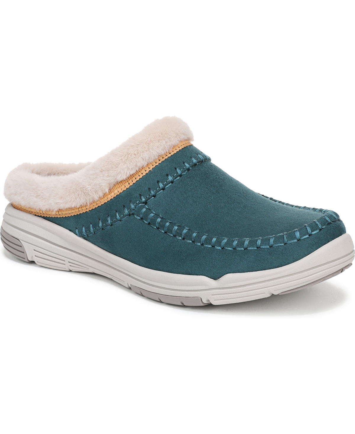 Ryka Women’s Arrow Mule Round Toe Slip On Shoes – Dark Sea Green Faux Suede Ryka Women’s Arrow Mule Round Toe Slip On Shoes – Dark Sea Green Faux Suede