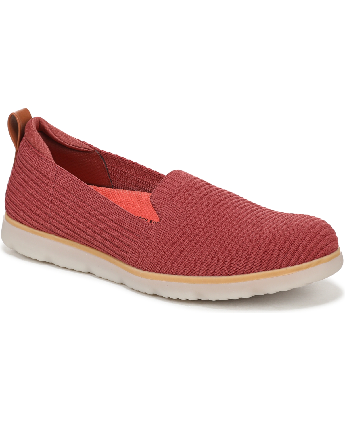 Ryka Women’s Effortless Washable Slip On Shoes – Red Ochre Knit Fabric Ryka Women’s Effortless Washable Slip On Shoes – Red Ochre Knit Fabric