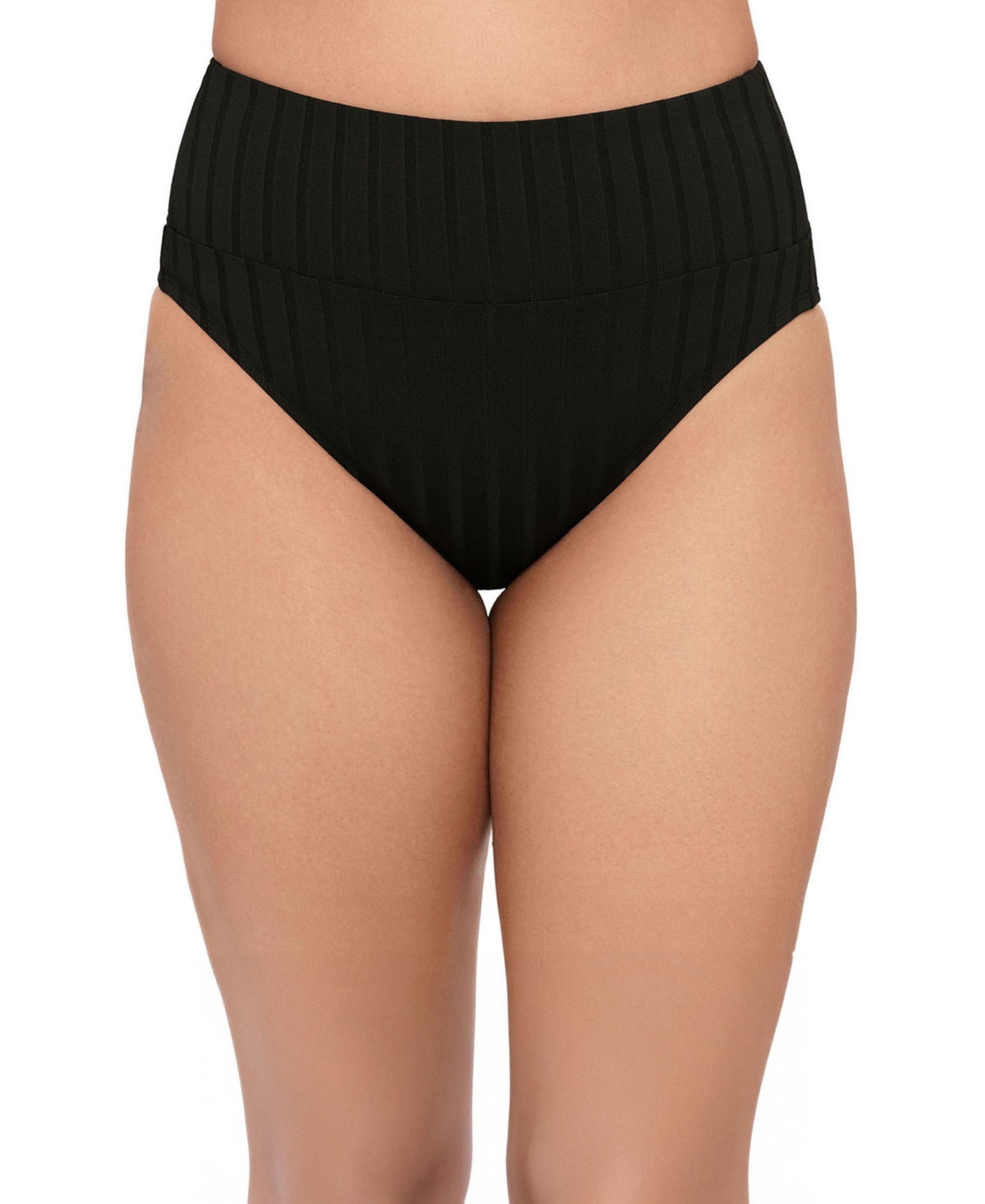 S3 Apparel Women’s Smoothing and Sculpting Wide Ribbed Ultra High Waist Banded Swimsuit Bikini Bottoms – Onyx black wide rib S3 Apparel Women’s Smoothing and Sculpting Wide Ribbed Ultra High Waist Banded Swimsuit Bikini Bottoms – Onyx black wide rib