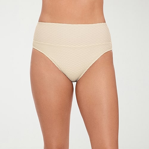 S3 Swim Womens Moderate Coverage High Waist Bikini Swimsuit Bottom, Small, White S3 Swim Womens Moderate Coverage High Waist Bikini Swimsuit Bottom, Small, White