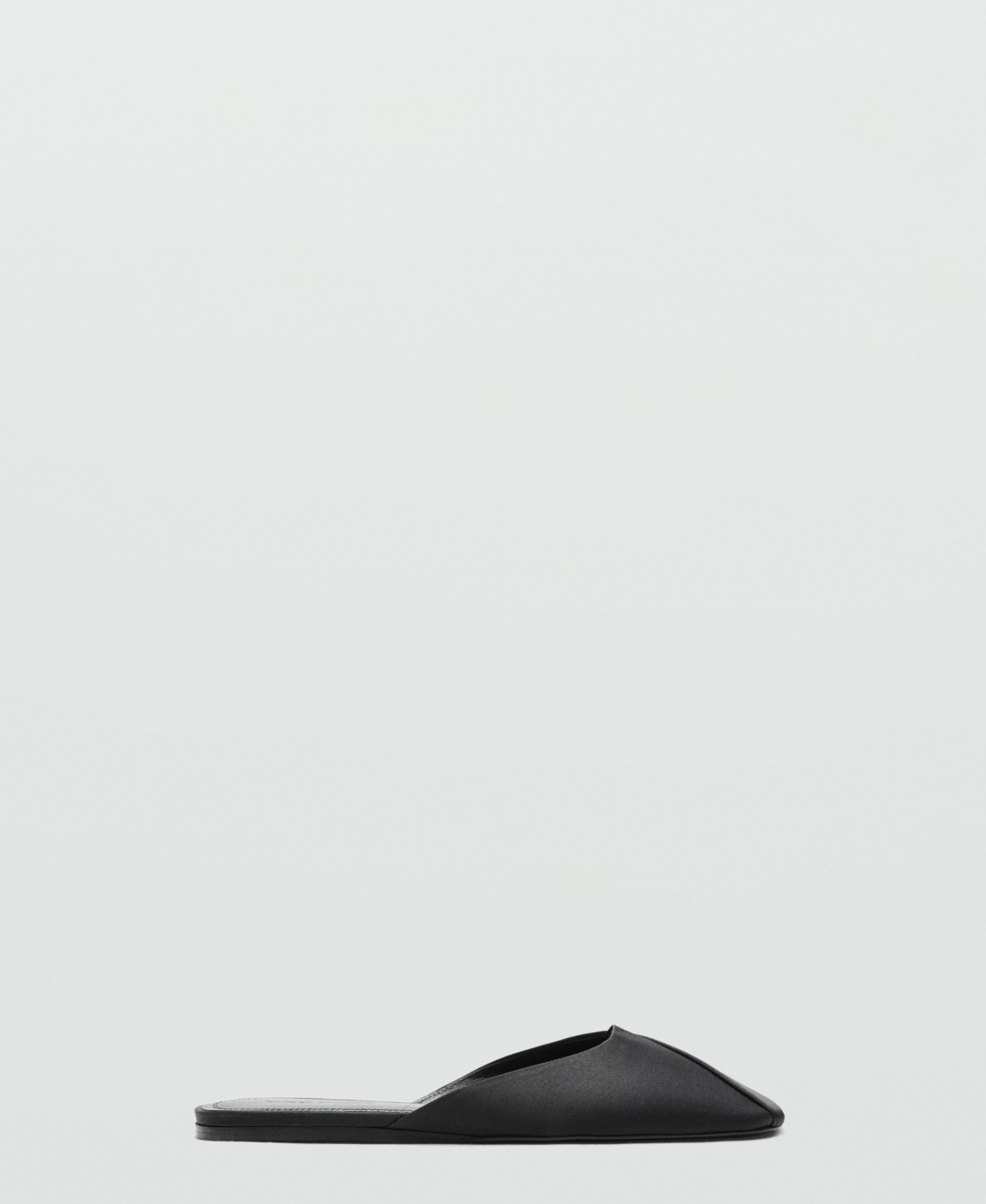 Selection Mango Women’s Open-Back Flat Shoes – Black Selection Mango Women’s Open-Back Flat Shoes – Black