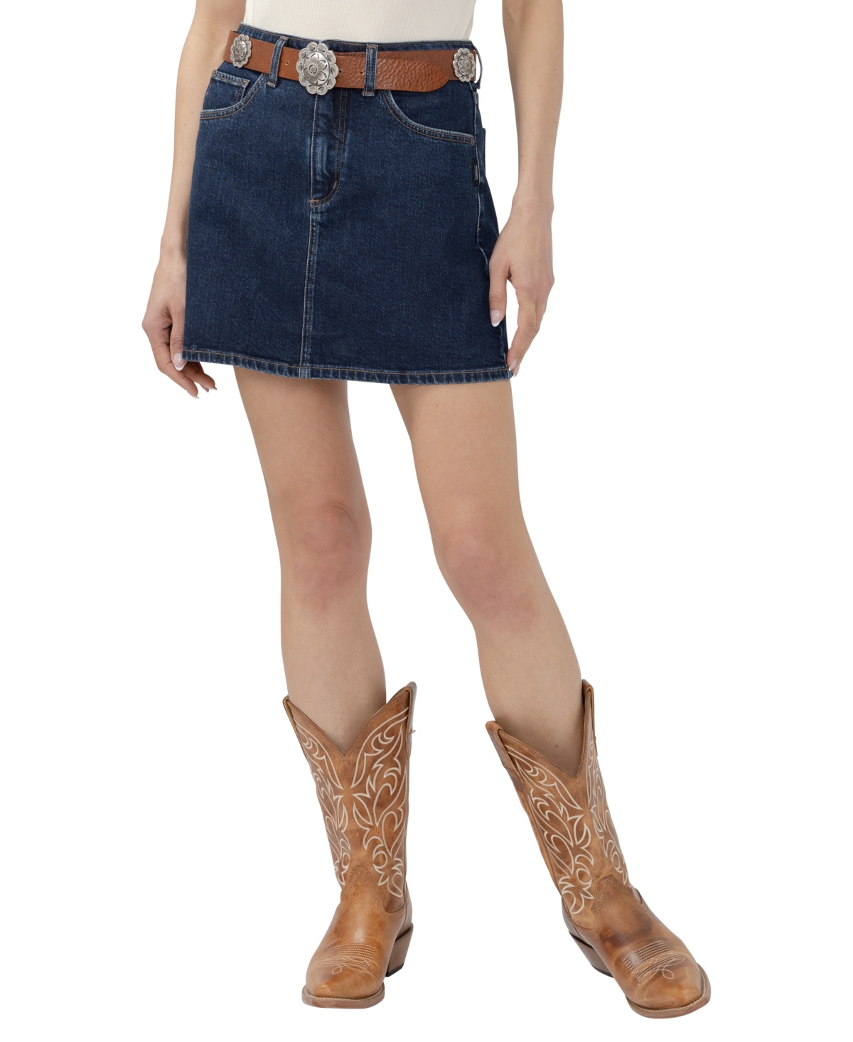 Silver Jeans Co. Women’s Denim A-Line Mini Skirt – Radiant Silver Jeans Co. Women’s Denim A-Line Mini Skirt – Radiant