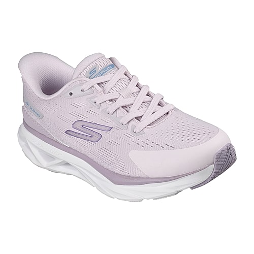 Skechers Hands Free Slip-Ins Glide-Step Vortex Womens Slip-On Walking Shoes Wide Width, 7 Wide, Purple