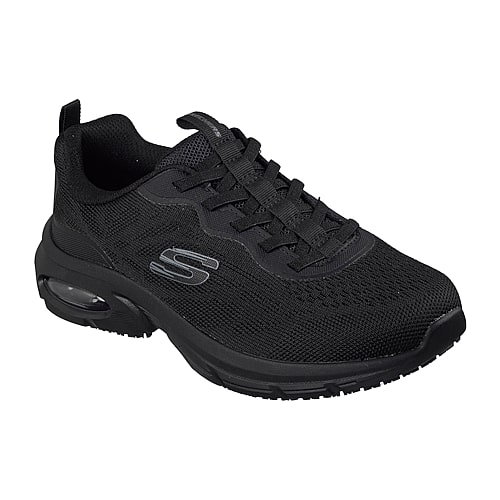 Skechers Skech Air Sr Womens Almond Closed Toe Work Shoes, 7 Medium, Black Skechers Skech Air Sr Womens Almond Closed Toe Work Shoes, 7 Medium, Black