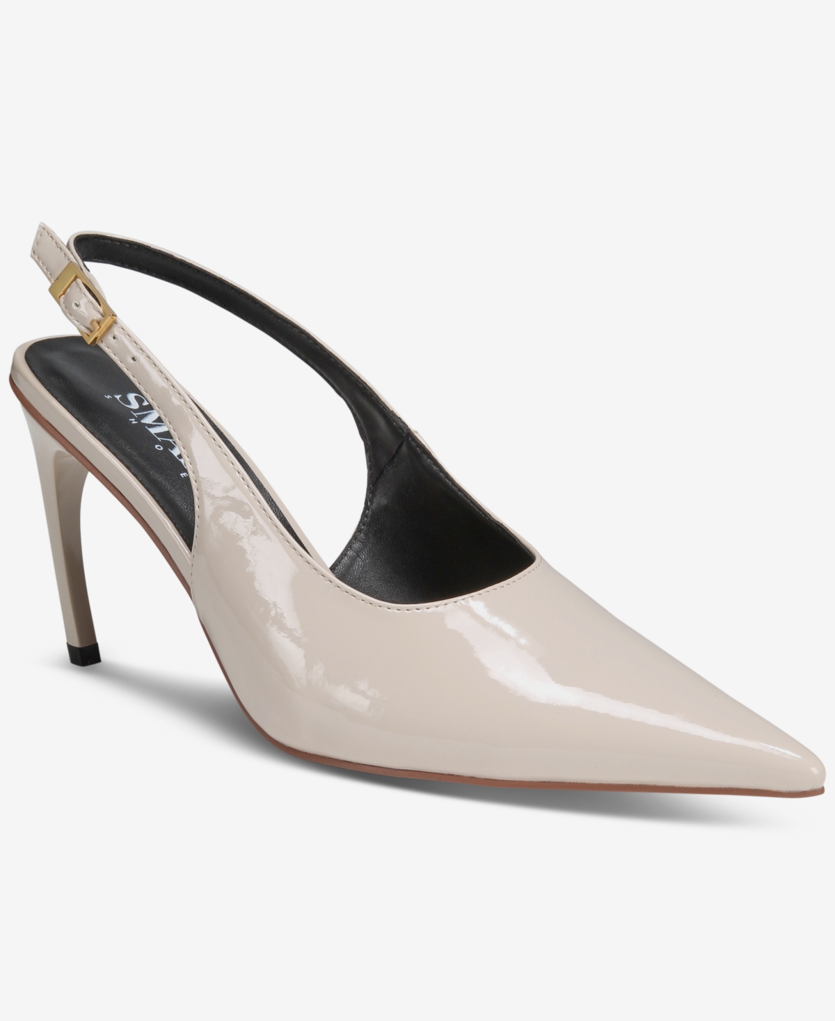 Smash Shoes Women’s Baraz Slingback Pumps – Extended Sizes Available – Beige
