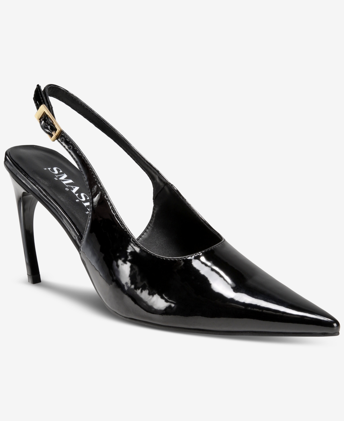 Smash Shoes Women’s Baraz Slingback Pumps – Extended Sizes Available – Black Smash Shoes Women’s Baraz Slingback Pumps – Extended Sizes Available – Black