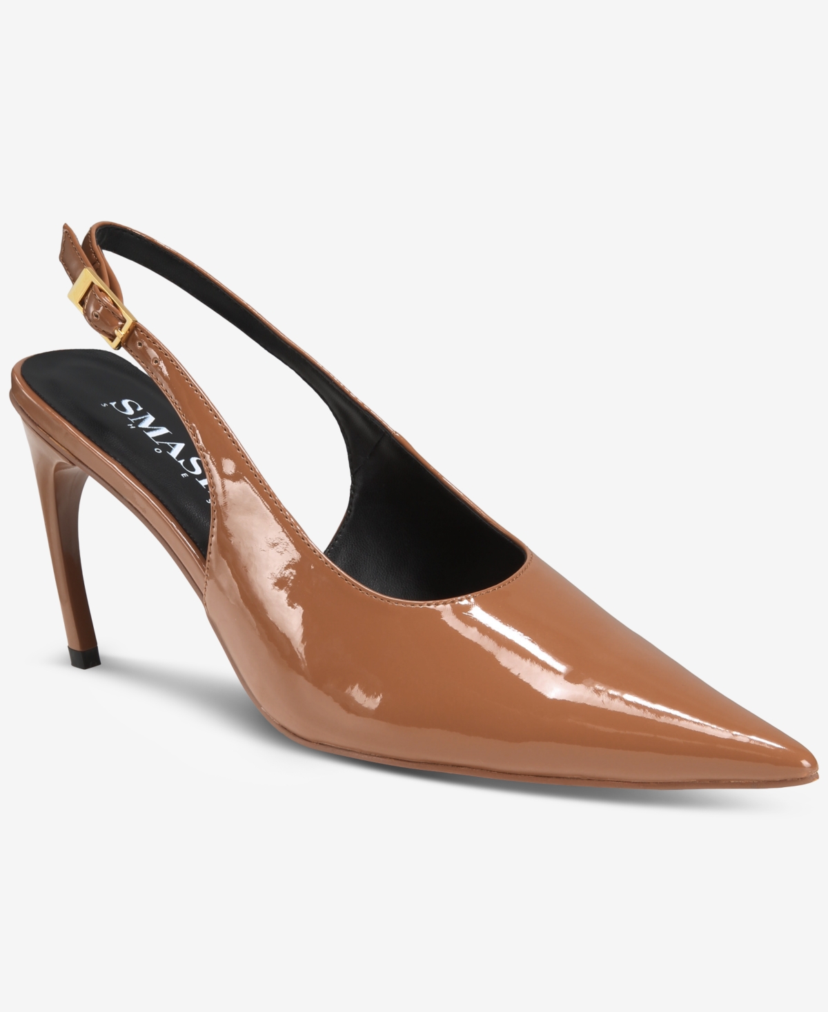 Smash Shoes Women’s Baraz Slingback Pumps – Extended Sizes Available – Camel
