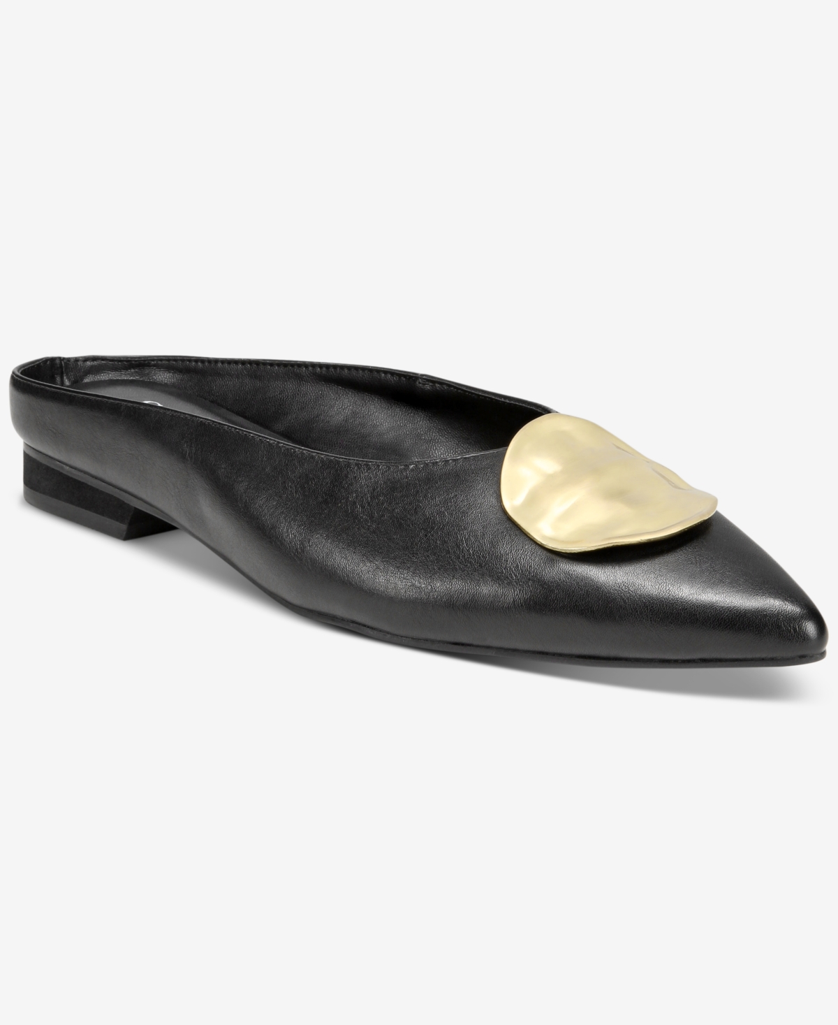 Smash Shoes Women’s Naomi Mule Flats – Extended Sizes Available – Black
