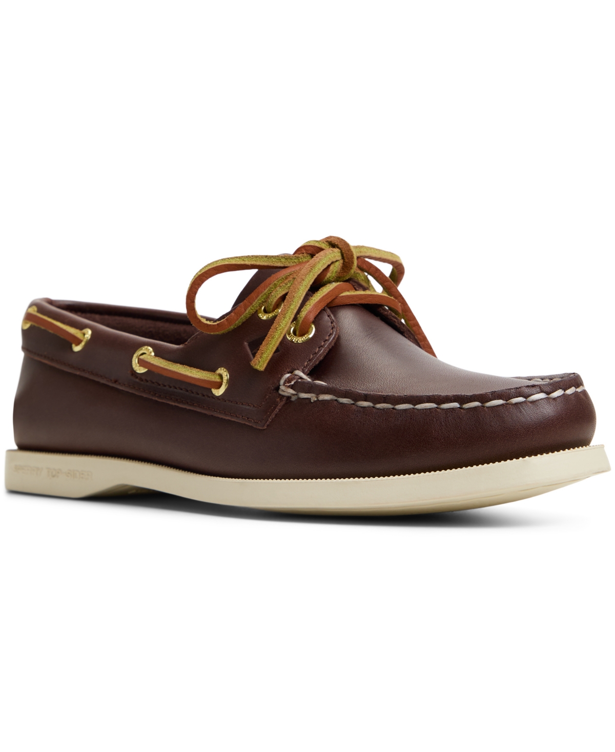 Sperry Women’s Authentic Original 2-Eye Slip-On Boat Shoe – Smooth Brown Sperry Women’s Authentic Original 2-Eye Slip-On Boat Shoe – Smooth Brown