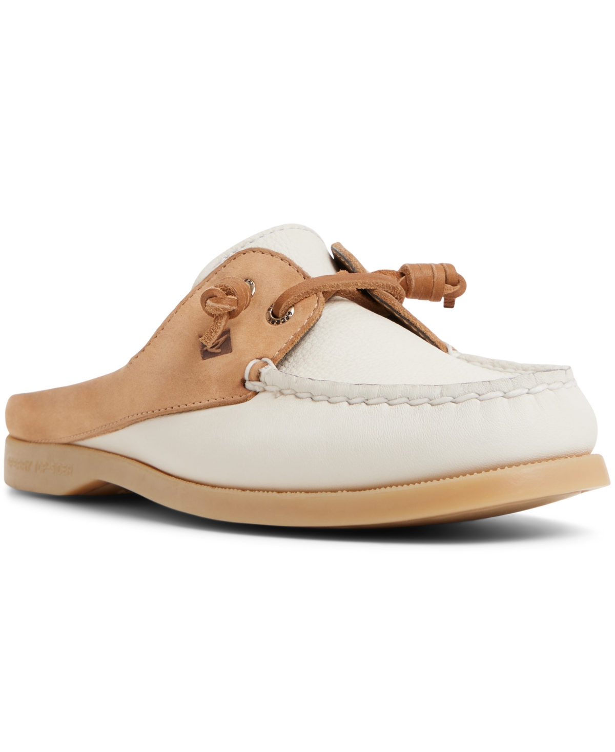 Sperry Women’s Authentic Original Mule Boat Shoe – Mix mat cream Sperry Women’s Authentic Original Mule Boat Shoe – Mix mat cream