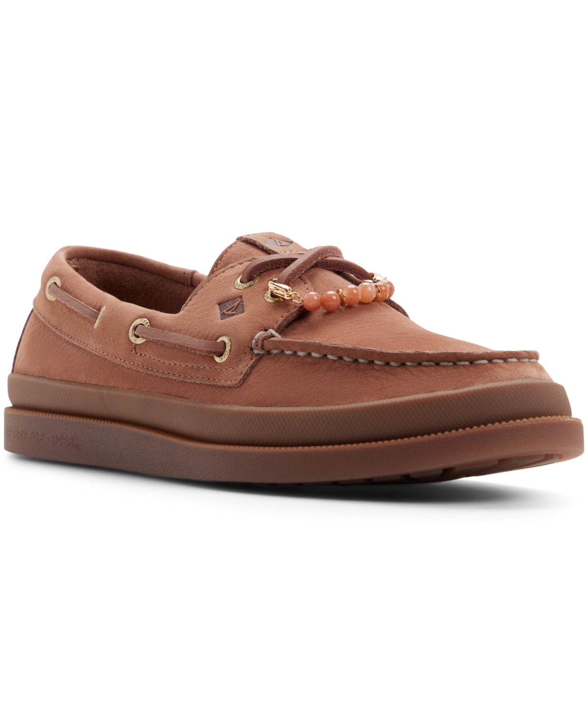 Sperry Women’s Authentic Original Two-Eye Mudguard Round Toe Boat Shoes – Amaretto