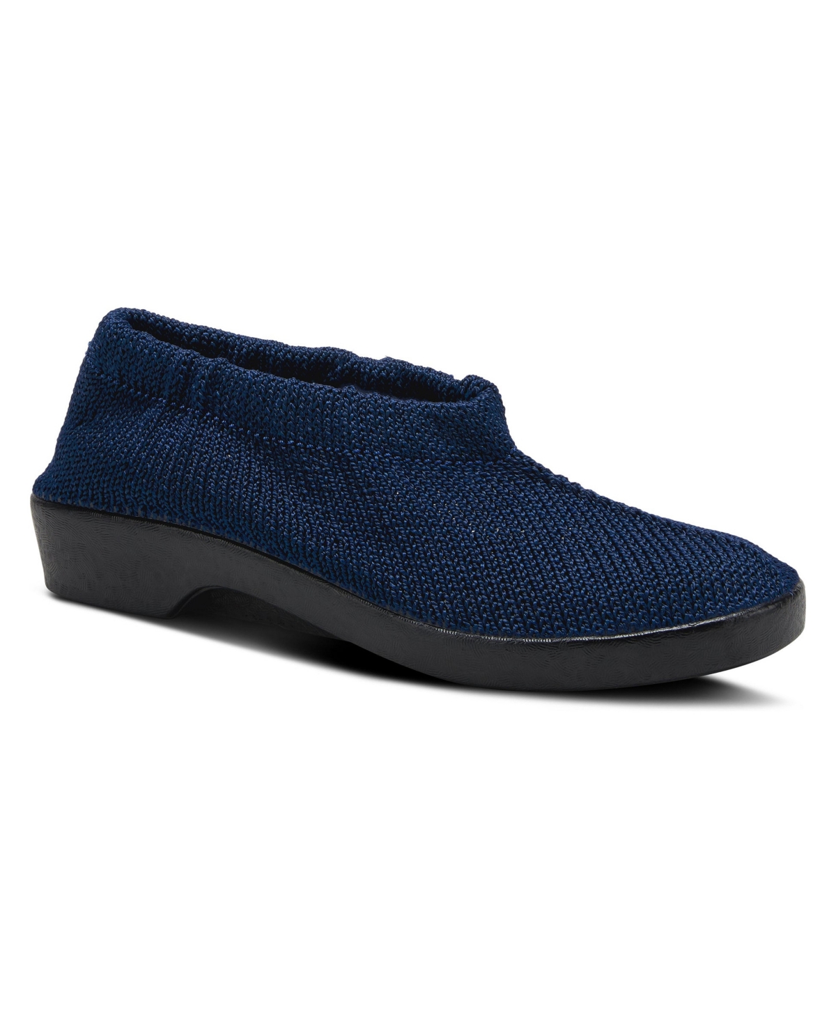 Spring Step Women’s Slip-On Shoe with Knit Upper – Navy Spring Step Women’s Slip-On Shoe with Knit Upper – Navy