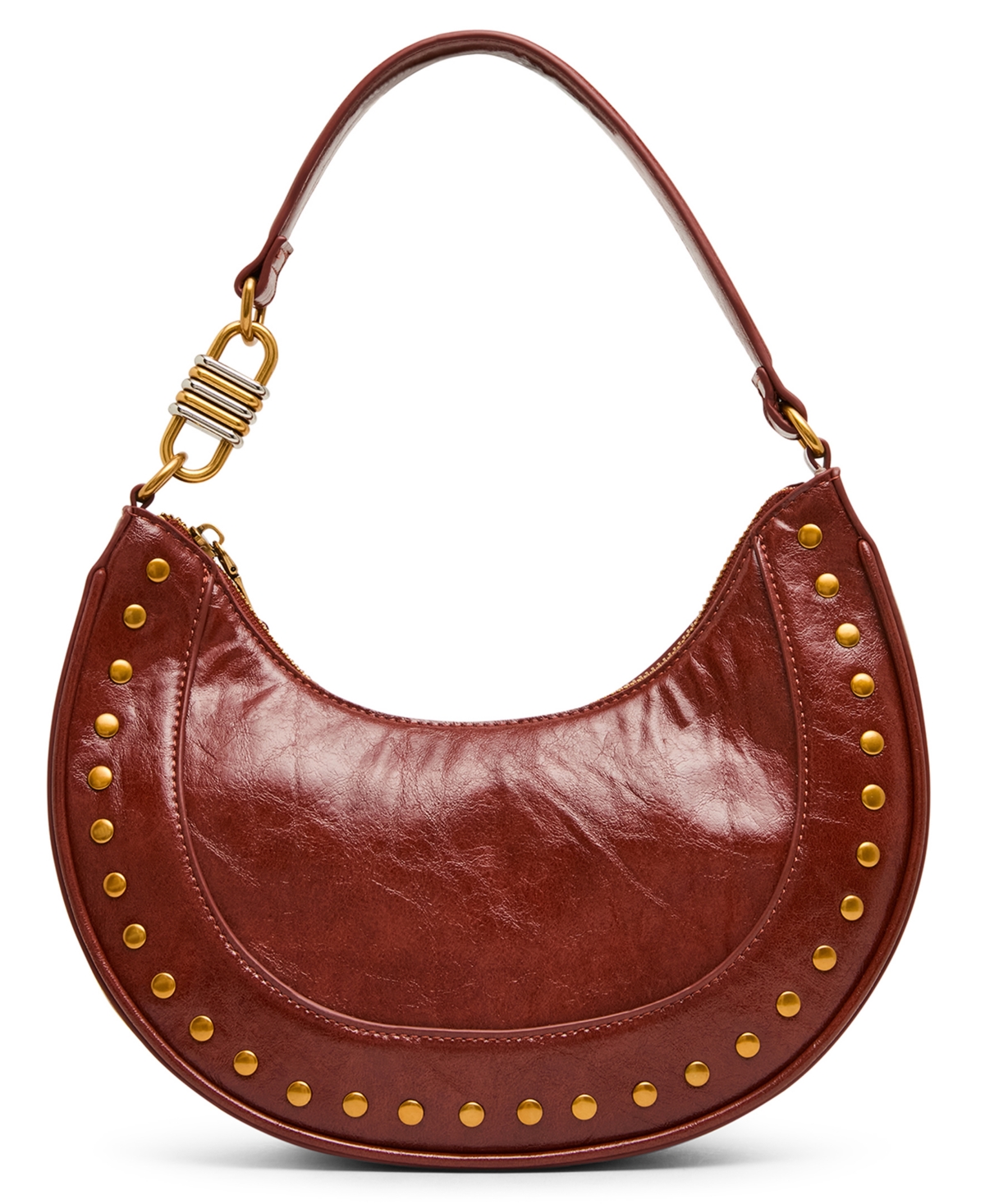 Steve Madden BLiamm Studded Mini Shoulder Bag – Rust Steve Madden BLiamm Studded Mini Shoulder Bag – Rust