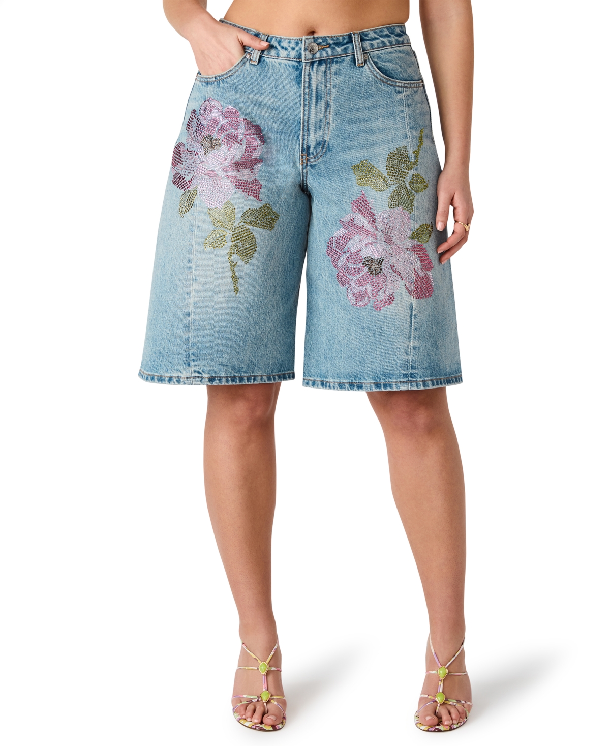 Steve Madden Women’s Kesha Wide Fit Shorts – Santa Monica Wash Steve Madden Women’s Kesha Wide Fit Shorts – Santa Monica Wash