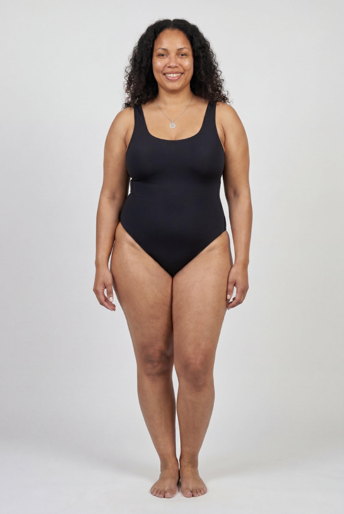Swimsuits for All Women’s Essential Scoop Back One Piece – Black Swimsuits for All Women’s Essential Scoop Back One Piece – Black