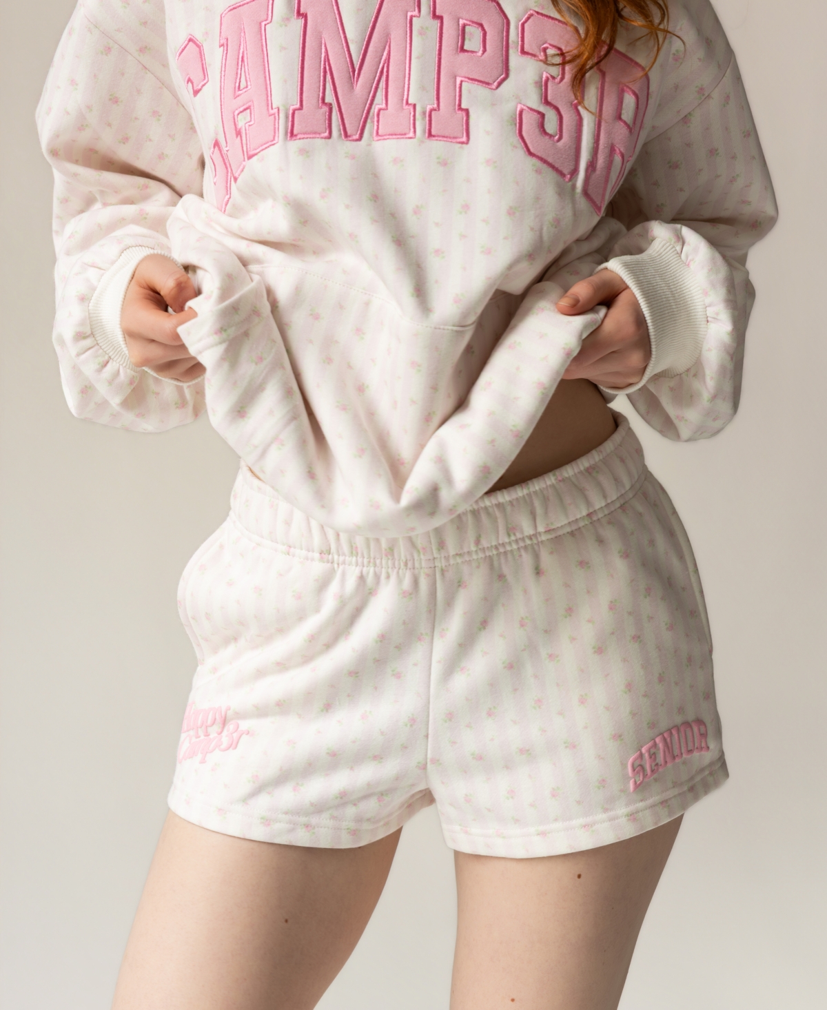The Happy Camp3r Juniors’ Senior Ellie Shorts – Light Pink The Happy Camp3r Juniors’ Senior Ellie Shorts – Light Pink