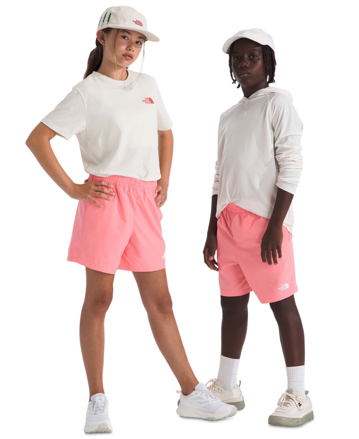 The North Face Girls’ 6-16 Class V Outdoor Shorts – Bright Coral The North Face Girls’ 6-16 Class V Outdoor Shorts – Bright Coral