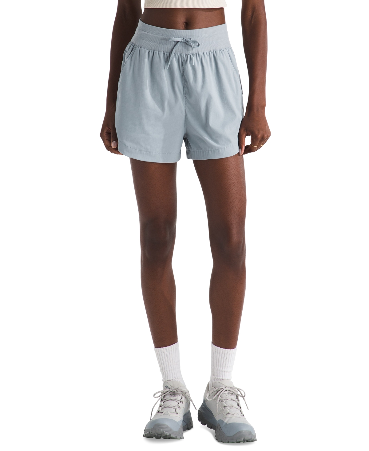 The North Face Women’s Aphrodite Arise Shorts – Frost Gray The North Face Women’s Aphrodite Arise Shorts – Frost Gray