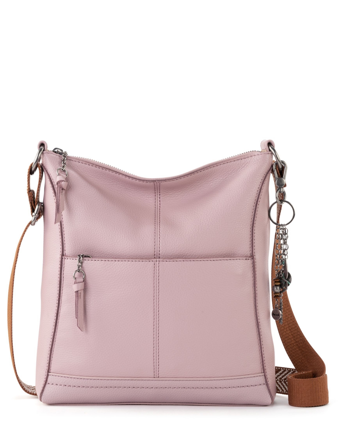 The Sak Women’s Lucia Leather Crossbody Bag – Rosewood