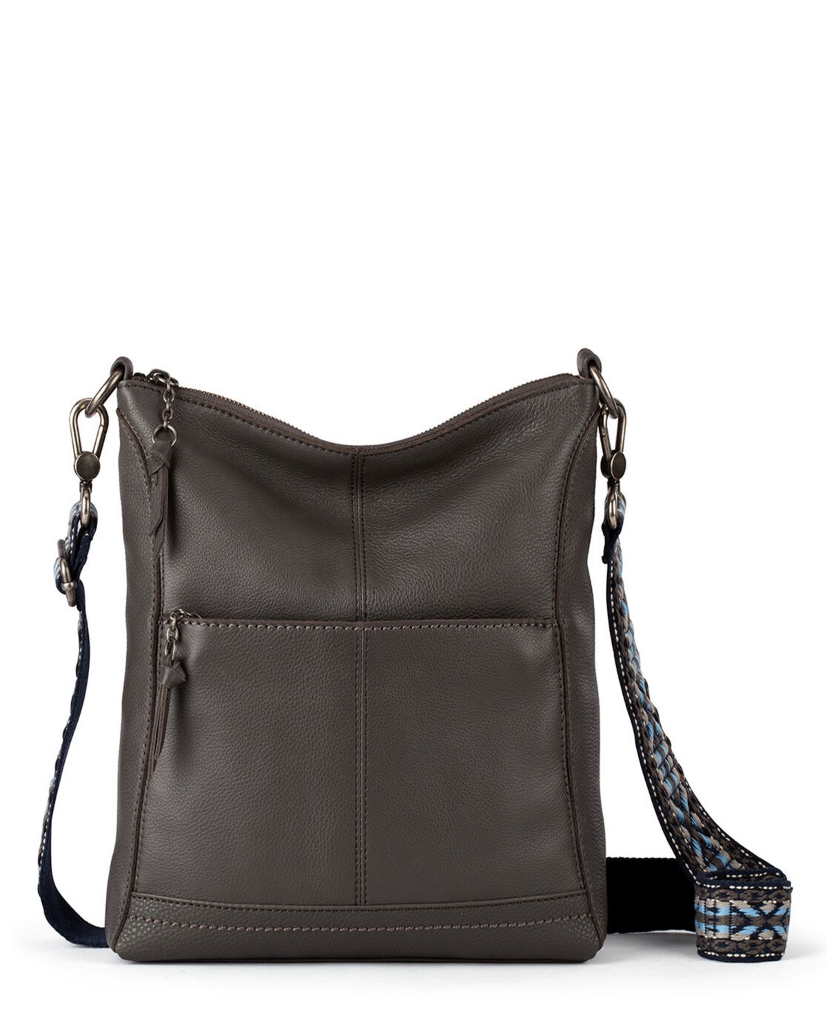 The Sak Women’s Lucia Leather Crossbody Bag – Slate The Sak Women’s Lucia Leather Crossbody Bag – Slate