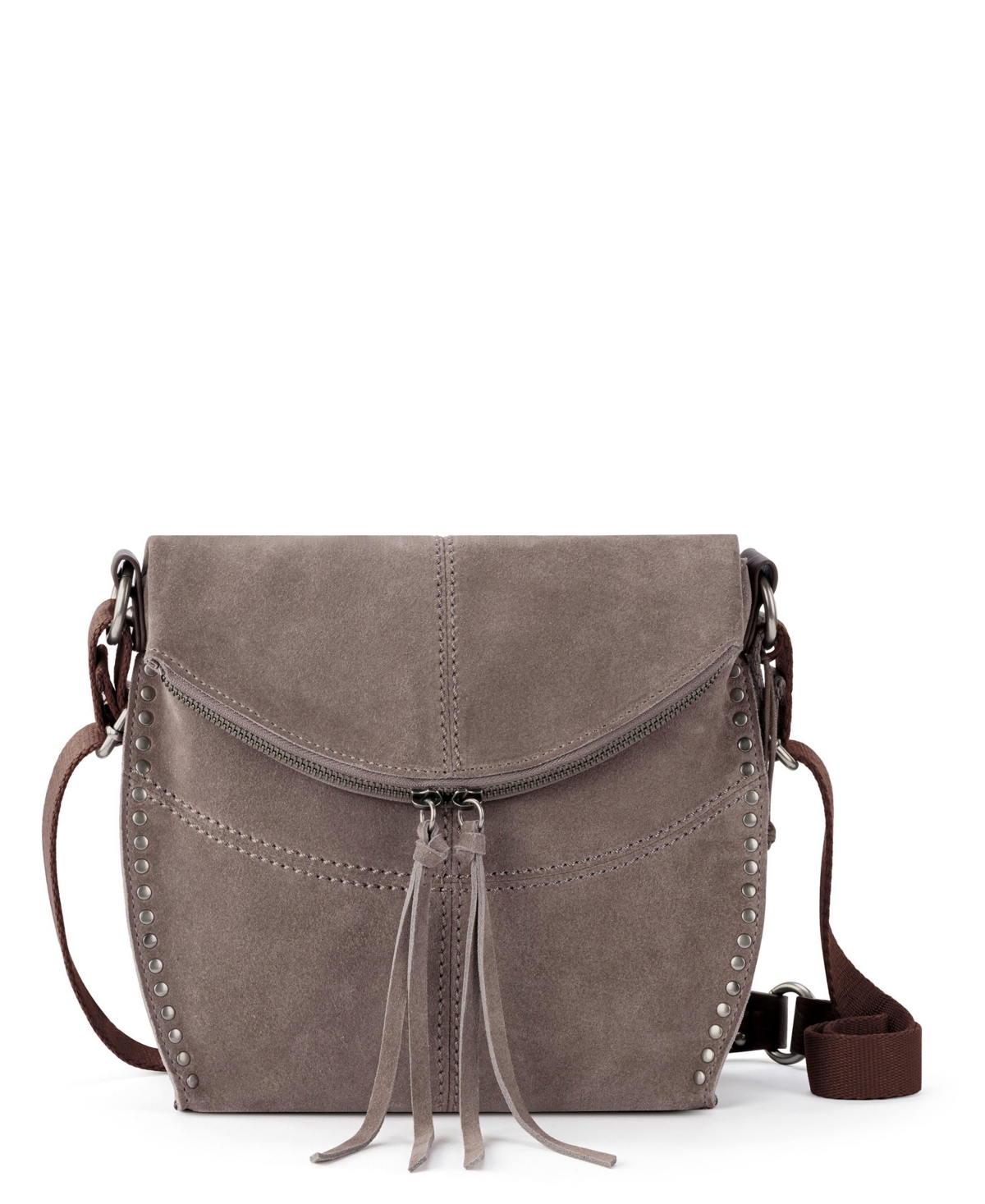 The Sak Women’s Silverlake Leather Crossbody Bag – Mushroom Suede The Sak Women’s Silverlake Leather Crossbody Bag – Mushroom Suede